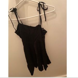 cute silk black dress